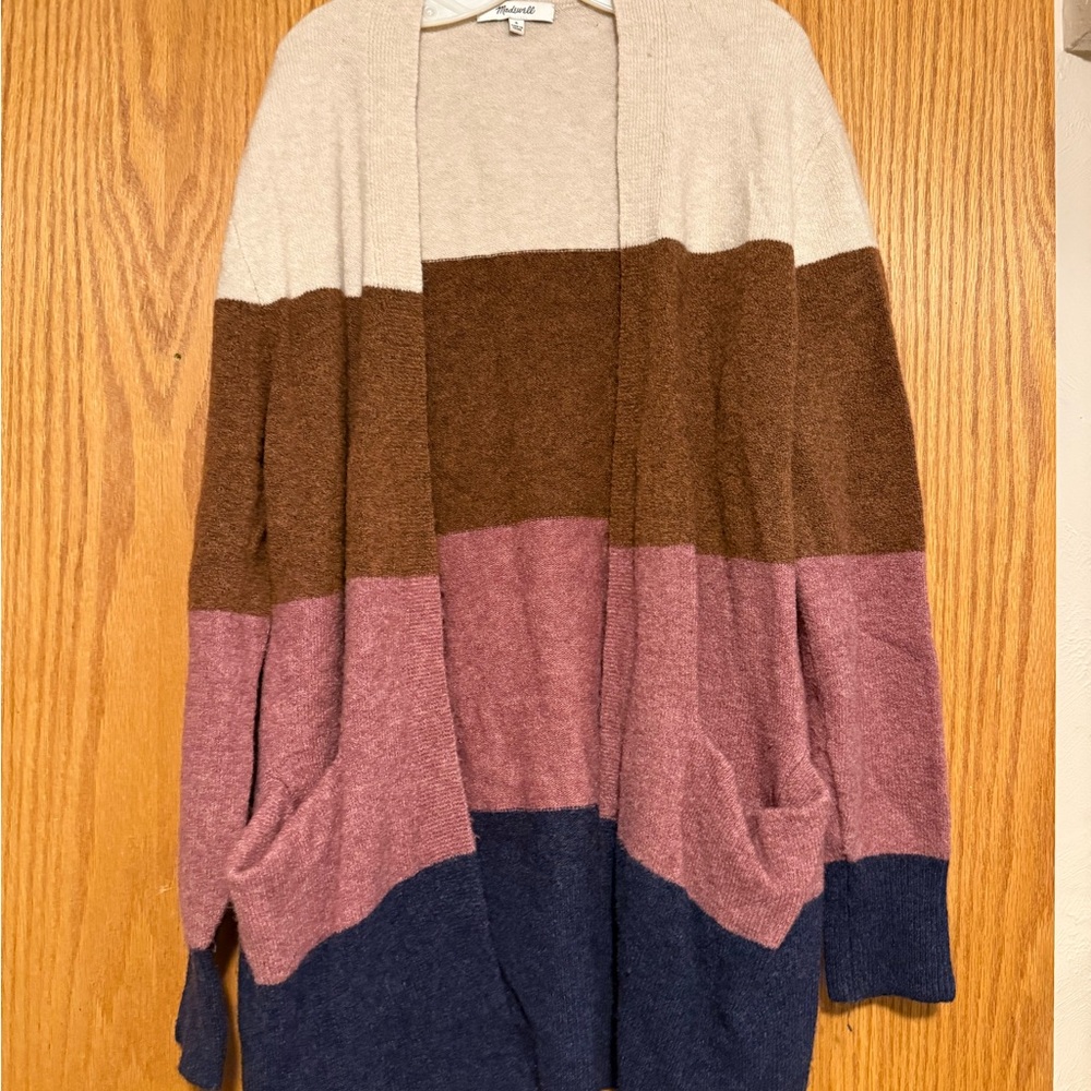 Madewell Multicolor Striped Cardigan